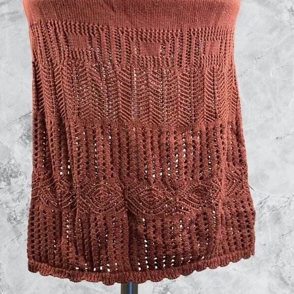 Tularosa Sachi O Ring Midi Skirt in Clay - Picture 8 of 10